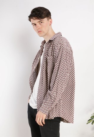 VINTAGE CHECK CORD SHIRT Z563