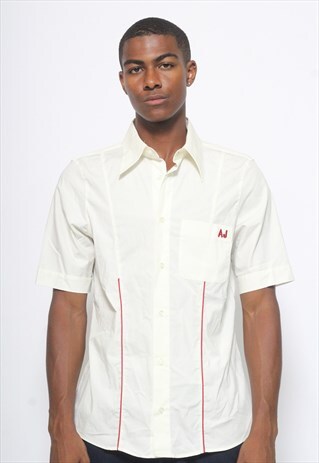 VINTAGE ARMANI JEANS BOWLING SHIRT