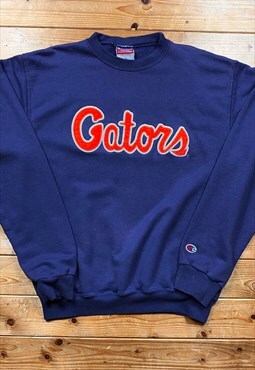 Vintage 1990s champion florida gators blue sweatshirt Small