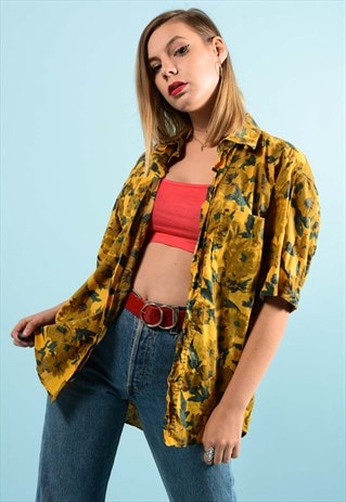 VINTAGE FESTIVAL PATTERN SHIRT