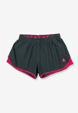 Vintage Adidas Sports Shorts Black-Pink Small