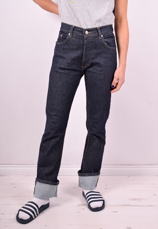 RALPH LAUREN WOMENS VINTAGE JEANS W30 L33 BLUE 90'S
