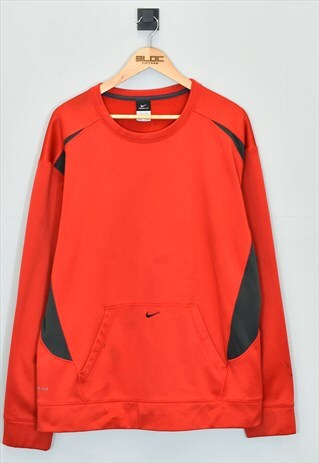 VINTAGE NIKE SWEATSHIRT RED XLARGE