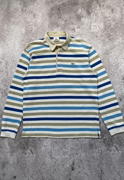 LACOSTE Vintage Polo Longsleeve Shirt Rugby