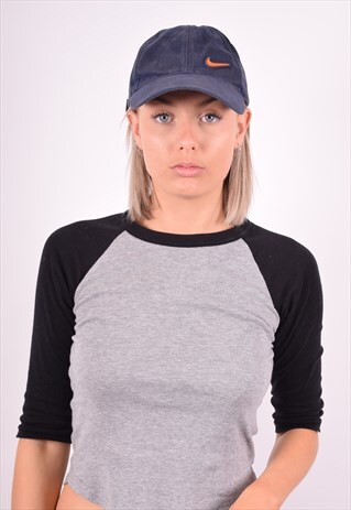 NIKE WOMENS VINTAGE CAP ONE SIZE BLUE 90'S