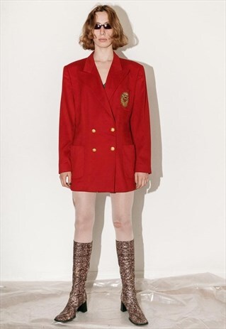 VINTAGE RETRO DOUBLE BREASTED BLAZER