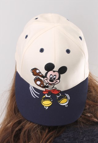 VINTAGE MICKEY MOUSE BASEBALL CAP HAT