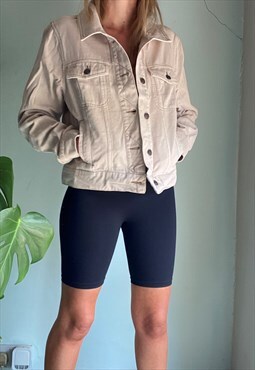 Vintage Cream Denim Jacket