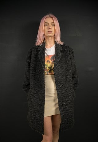 GREY TWEED COAT