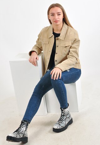 VINTAGE 90'S SUEDE LEATHER JACKET
