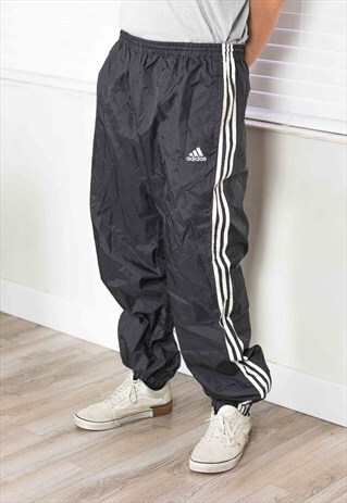 VINTAGE ADIDAS STRIPPED JOGGER LOGO 90S XL 7.8