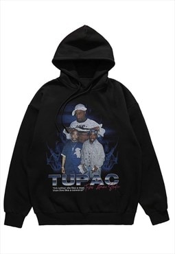 Street hoodie rapper pullover hip-hop top grunge jumper