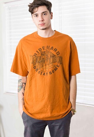 VINTAGE HARLEY-DAVIDSON T-SHIRT LOGO 90S XL 9.4