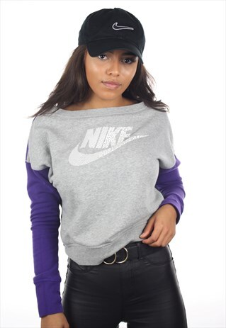 VINTAGE NIKE SPELL OUT SWEATSHIRT JUMPER