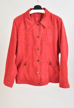 Vintage 00s jacket in cherry red