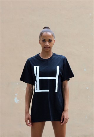 HALLEY BLACK LOGO T-SHIRT