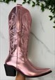 COWBOY BOOTS PINK WESTERN COWGIRL BOOTS