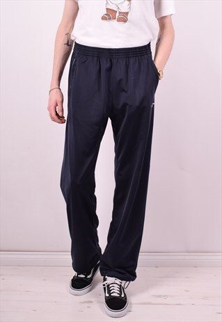 CHAMPION MENS VINTAGE TRACKSUIT TROUSERS W34 L32 BLUE 90'S