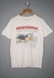 VINTAGE 1991 MADONNA TRUTH OR DARE T-SHIRT LIGHT PINK SMALL