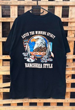 Gildan Jackson Rancheria casino black T-shirt XL 