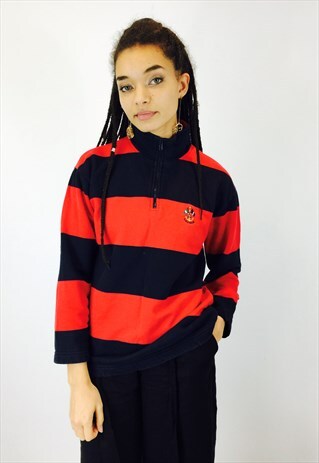RALPH LAUREN FLAG EMBROIDERED SWEATSHIRT