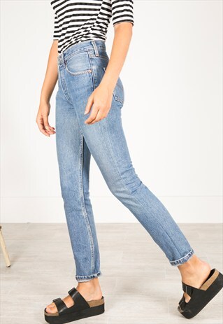 VINTAGE 80S LEVI'S 501 SLIM FIT /AVELINASREWORKS/ C404