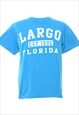 Vintage Largo Florida Printed T-shirt - M