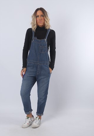 DUNGAREES BLUE JEANS SLIM LEG VINTAGE DENIM 90'S (EX5L)