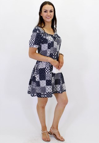 VINTAGE FLORAL SUMMER DRESS