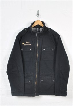 Vintage Carhartt Workwear Jacket Blanket Lined Black XL