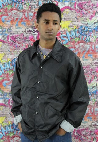 VINTAGE 90S SHELL JACKET / WINDBREAKER. UNISEX SPORTSWEAR.