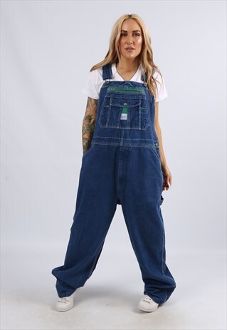 VINTAGE USA LIBERTY DENIM DUNGAREES PLUS SIZE 18 2XL (AAY)