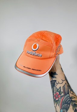 Vintage 90s Mercedes Jenson Button Racing Hat Cap