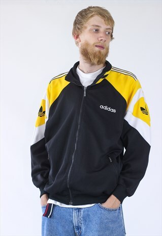 VINTAGE MENS ADIDAS ORIGINALS TRACK TOP TEAM JACKET