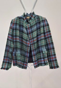 Vintage Ben Nevis Tartan Hand Woven Wool Jacket 