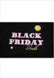 BLACK FRIDAY HOODIE EMOJI PULLOVER FUNNY SLOGAN TOP IN BROWN