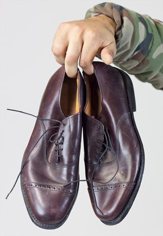VINTAGE ALLEN EDMONDS BRYAN BROWN DRESS SHOES