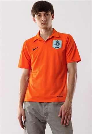 VINTAGE NIKE NETHERLANDS SHIRT ORANGE 2006 - 2008