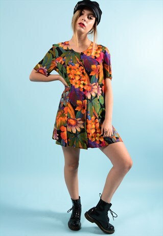 FESTIVAL FLORAL DRESS