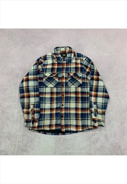 Vintage Flannel Overshirt Men's M