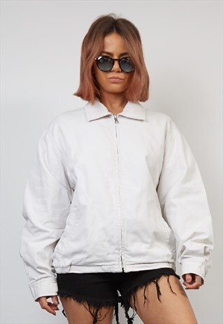 VINTAGE 90'S GAP OFF-WHITE WORKMAN JACKET