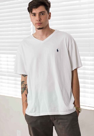 VINTAGE POLO RALPH LAUREN T-SHIRT LOGO 90S XL 7