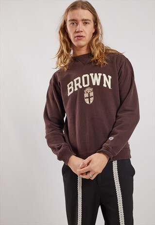 VINTAGE CHAMPION BROWN SWEATSHIRT