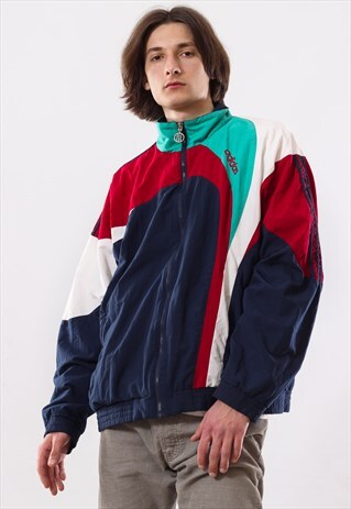 90'S VINTAGE MENS ADIDAS ORIGINALS WINDBREAKER SUIT JACKET