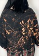 ACID WASH REWORKED GRUNGE STYLE SWEATSHIRT SIZE LARGE/XL