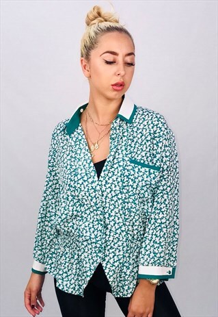 VINTAGE OVERSIZED PATTERN SHIRT
