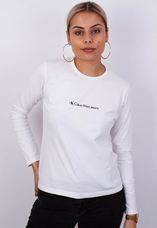 VINTAGE CALVIN KLEIN JEANS LONG SLEEVED T-SHIRT