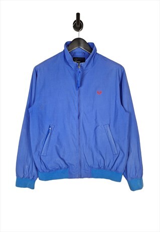 MEN'S FRED PERRY LIGHTWEIGHT JACKET IN BLUE SIZE MEDIUM