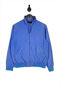 Men's Fred Perry Lightweight Jacket In Blue Size Medium