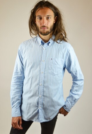 VINTAGE 90'S TOMMY HILFIGER STRIPED SHIRT